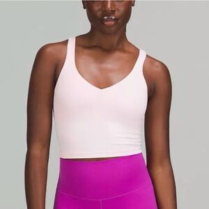 Lululemon Align Tank Strawberry Milkshake Lined Athletic Top Size 4
